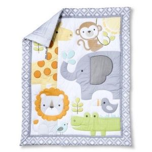 Snoozin Safari 4 Piece Nursery Set